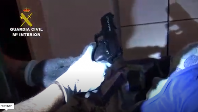 Operación Treta de la Guardia Civil contra una red de tráfico de armas