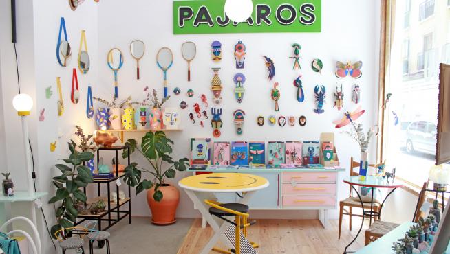 Una vista general de la tienda Mù en la calle Refugio de Zaragoza.