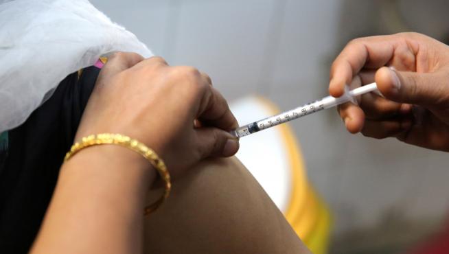Vacunación contra la covid en la India.