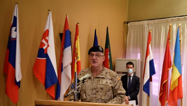 El general zaragozano Fernando Gracia, tomo el mando de EUTM Mali el pasado martes.