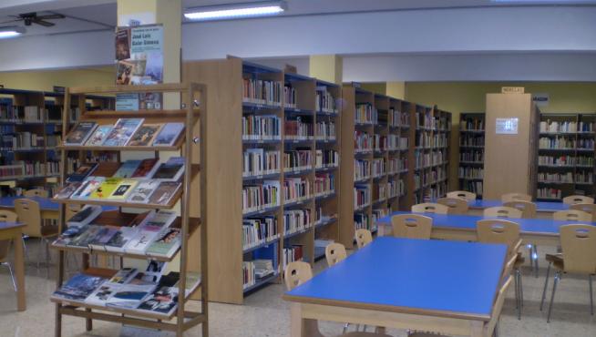 Imagen de la biblioteca municipal de Jaca.