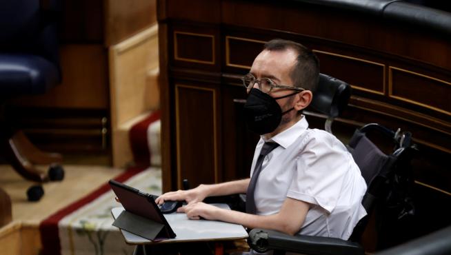 Pablo Echenique, portavoz de Podemos en el Congreso.