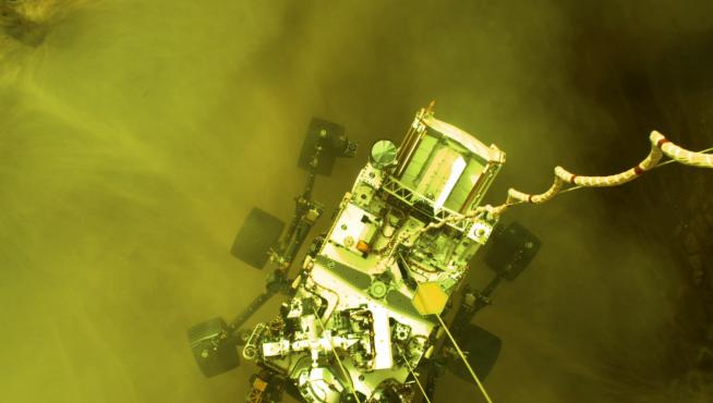 Aterrizaje del rover Perseverance de la NASA en Marte