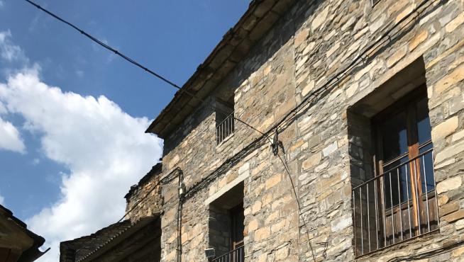 Vivienda en el municipio de Arro, rehabilitada gracias al Plan de Fomento de la Diputación Provincial de Huesca.