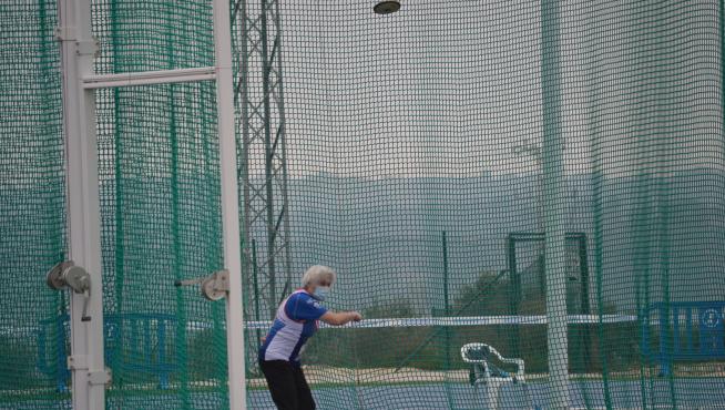 Javier Ibarrondo, el más veterano del Campeonato de España máster disputado en Barbastro.