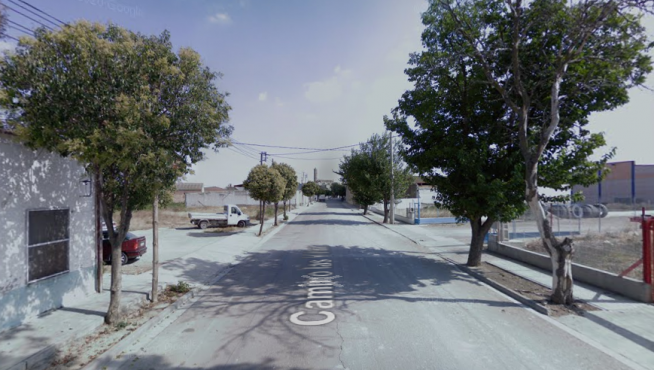 Calle donde se encontró al animal muerto