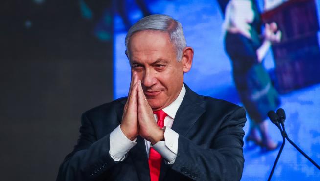 El primer ministro israelí, Benjamin Netanyahu, este miércoles.