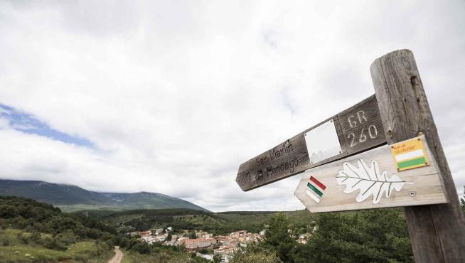 Vistas en San Martín de la Virgen del Moncayo.