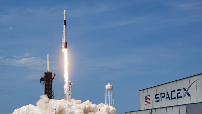 Lanzamiento de un cohete de SpaceX.