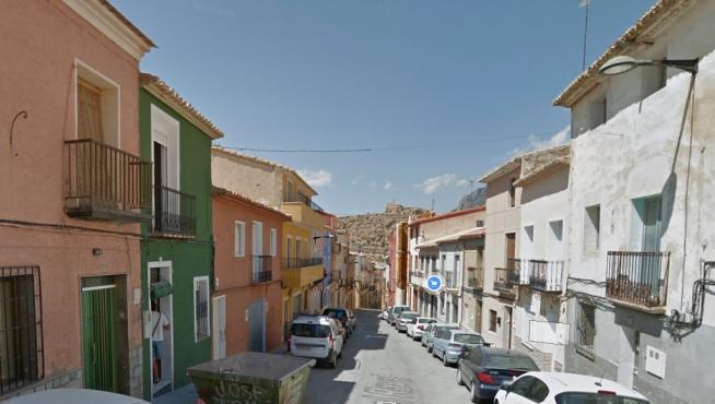 Una calle de la localidad de Busot, en Alicante