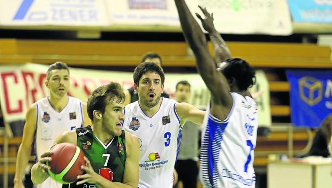 Jorge Lafuente, en un partido de la primera fase contra Almansa.