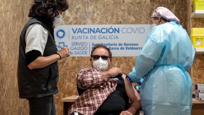 Vacunación con AstraZeneca en Galicia