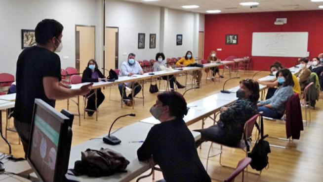 primer encuentro de productores y transformadores del Somontano en el marco del proyecto ‘Mincha d´aquí’.