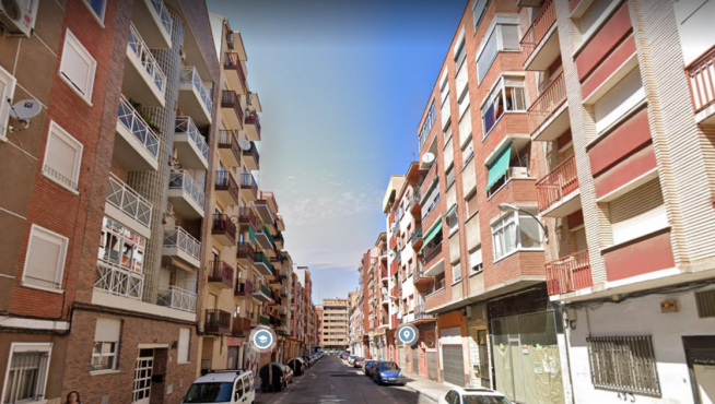 Una imagen de la calle de San Roque, en el barrio de Las Delicias de Zaragoza.
