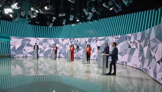 Debate electoral de los seis candidatos a las elecciones de Madrid