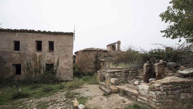 Casa abandonada en el Pirineo aragonés.