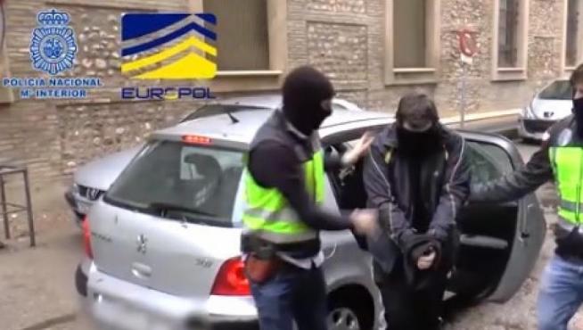 Europol detuvo al joven en Zaragoza en 2018.