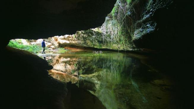 La cueva del Huerto, en el barranco de Valdoria.