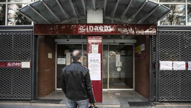 HERALDO .ES. Oficina del Inaem de la calle Santander 3-5, que tiene oficina del SEPE dentro.