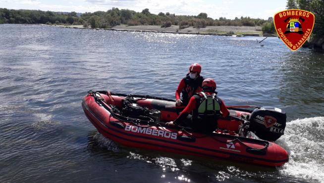 Bomberos de la DPZ se unen al operativo en el Ebro