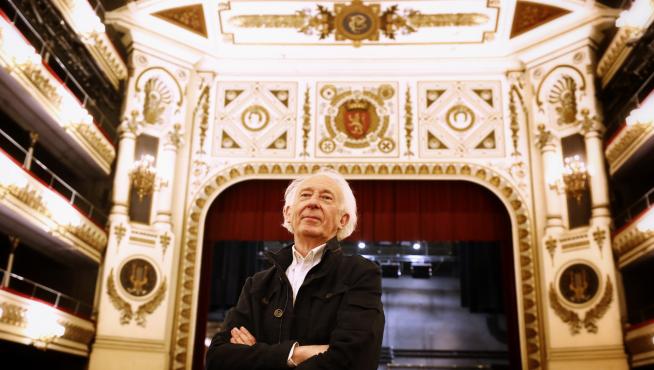 Albert Boadella, este miércoles en el Teatro Principal de Zaragoza.