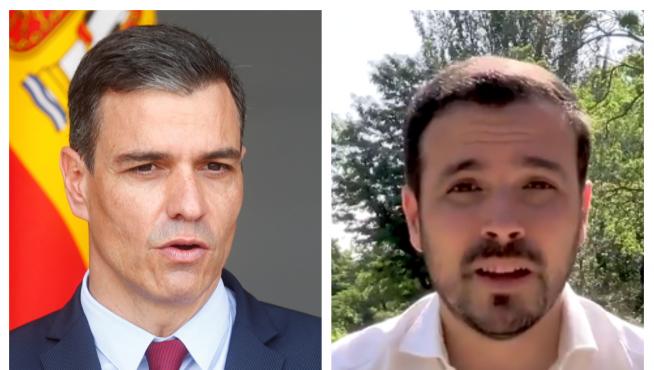 Pedro Sánchez y Alberto Garzón
