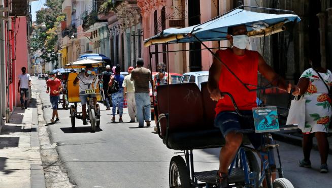 Una calle de La Habana vieja, este jueves