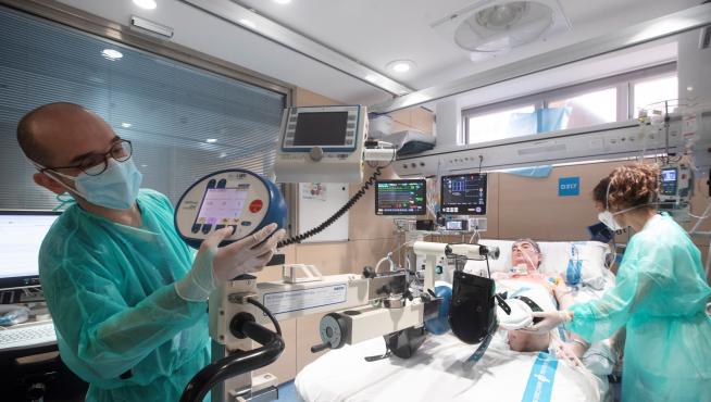 Jordi Soriano, de 51 años, primer paciente de covid en España, al que se le ha sometido con éxito a un trasplante pulmonar.