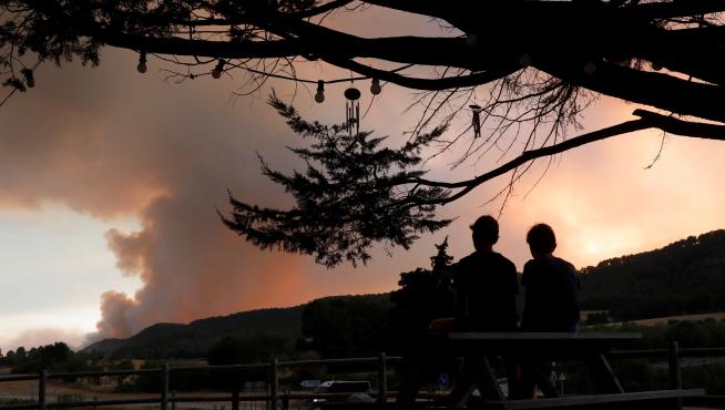 INCENDIO FORESTAL EN SANTA MARGARIDA DE MONTBUYI