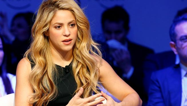 FILE PHOTO: Singer and UNICEF Ambassador Shakira attends the annual meeting of the WEF in Davos