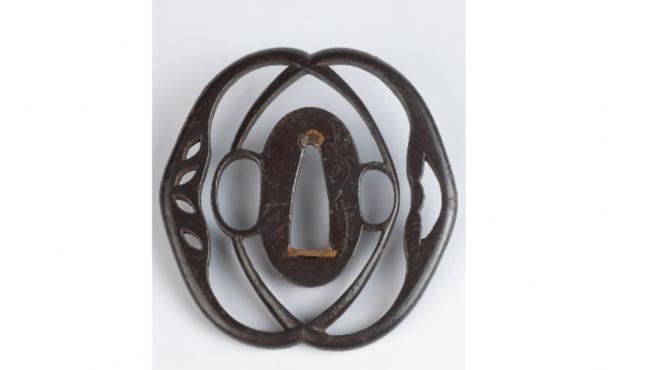 ‘Tsuba’ o guarda de una espada Takenaka Masahiro (1719-1784), siglo XVIII, periodo Edo (1615-1868)