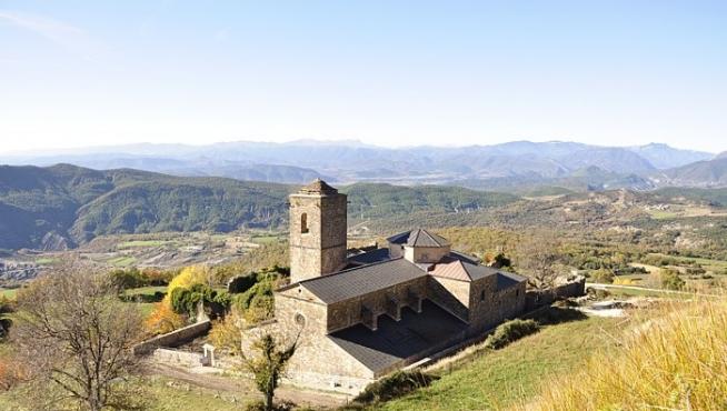 El Monasterio de San Victorián está en El Pueyo de Araguás, en la comarca de Sobrarbe