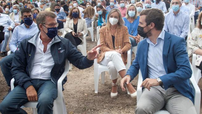 Casado y Feijoo inauguran el curso Político del PP