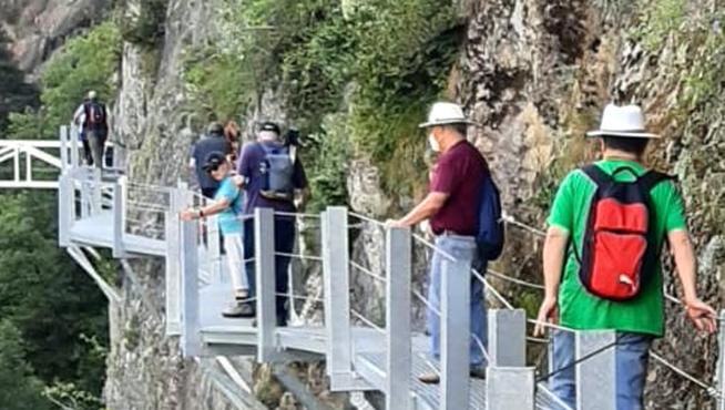 Las pasarelas de Panticosa son uno de los principales atractivos turísticos de la localidad