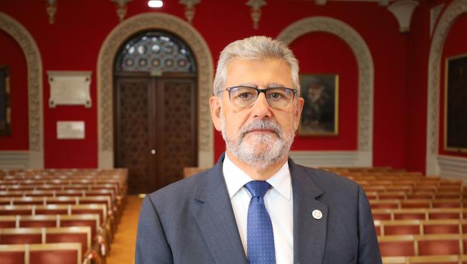 El rector de la Universidad de Zaragoza, José Antonio Mayoral Murillo