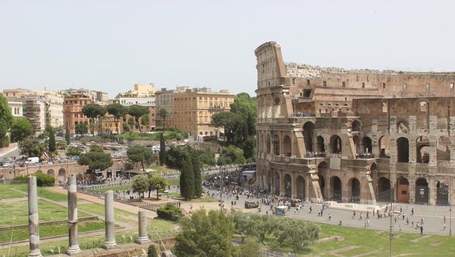 Foto de archivo del Coliseo romano