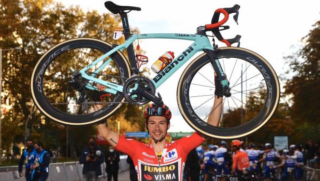 Primoz Roglic, ganador de la última Vuelta a España, la tercera de su palmarés