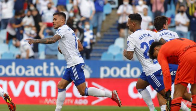 Partido entre el Real Zaragoza y el filial de la Real Sociedad