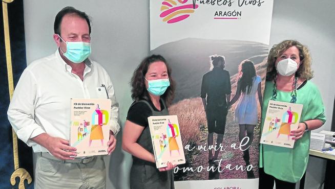 Mariano Altemir, Patricia Sanchón y María Jesús Morera.