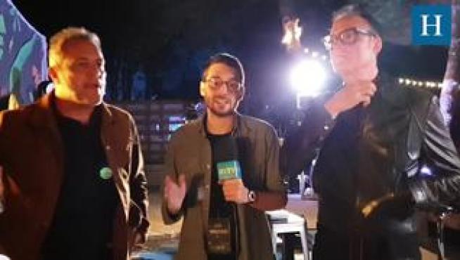 El grupo murciano atiende a HERALDO antes de su concierto en el Parque Deportivo Ebro, en las Noches del Ebro.