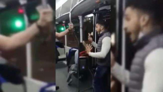 Agresión a un policía en el tranvía de Zaragoza.