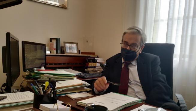 Felipe Zazurca, jefe de la Fiscalía Provincial de Zaragoza.