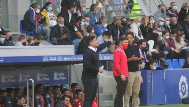 Partido SD Huesca-Amorebieta, jornada 13 de Segunda División, en El Alcoraz