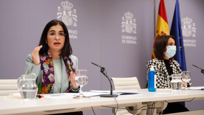 La ministra de Sanidad, Carolina Darias