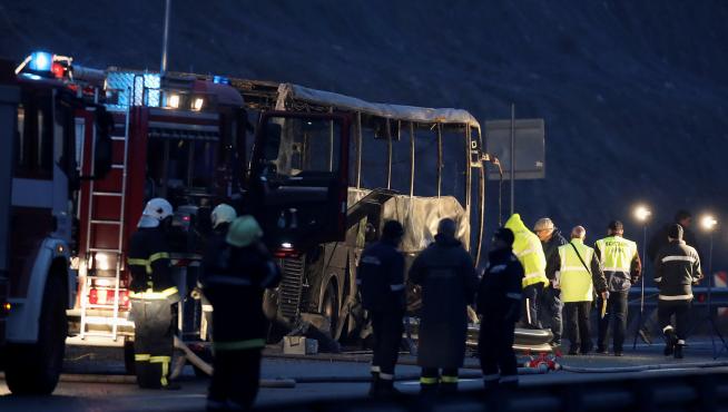 Bus crash in Bulgaria