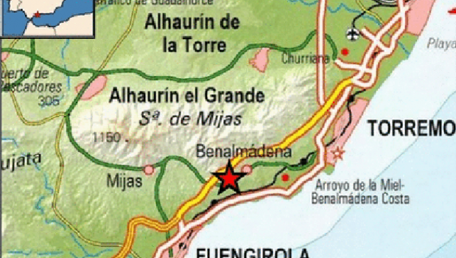 Registrado un seísmo de 4,1 grados con epicentro en Benalmádena (Málaga)