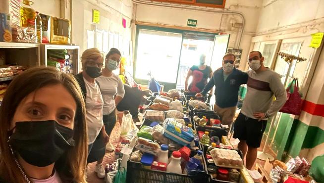 La red de Apoyo y Cuidados de Delicias busca nuevo local donde almacenar comida y productos diversos.