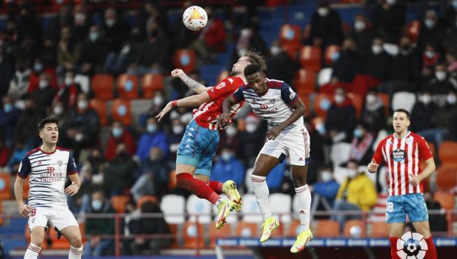 Partido Lugo Mirandés (2-1).