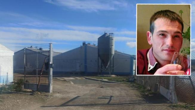 Imagen de José María U. A, de 41 años, natural de Gallur, el marido de la mujer asesinada en la localidad navarra de Tudela e investigado por asesinato y de la fábrica de Tauste donde trabajaba