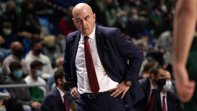 Jaume Ponsarnau, entrenador del Casadmeont Zaragoza.